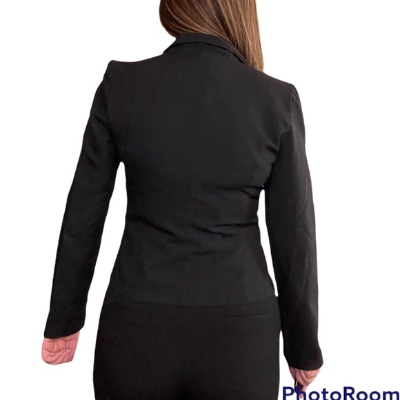 Young Connection Black Tie Front Blazer Jacket 6 - Picture 3 of 6